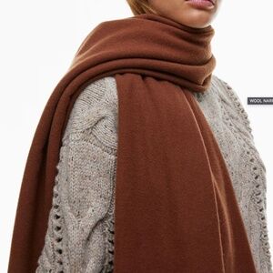 Wool Narrow Blanket Scarf from Wilfred